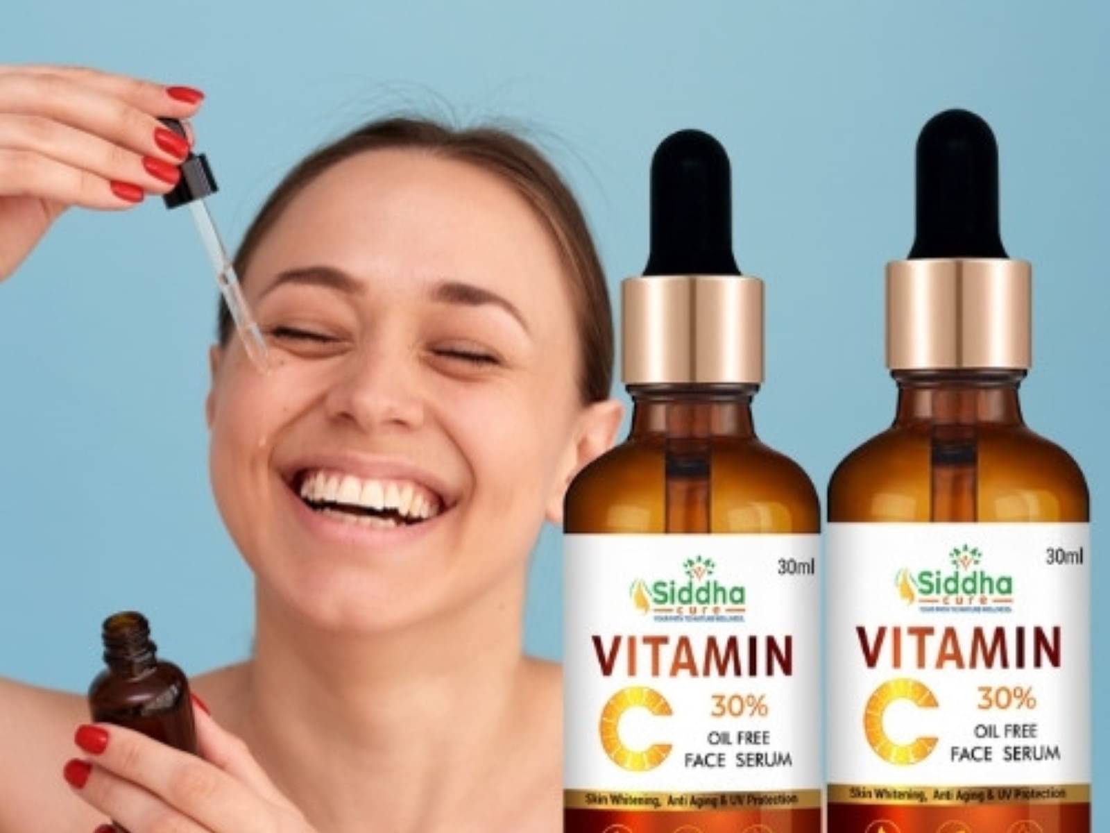 Siddha cure Face Serum Vitamin C Daily Care For All Skin Type ( Pack of 2 )     			Siddha cure Face Serum Vitamin C Daily Care For All Skin Type ( Pack of 2 )