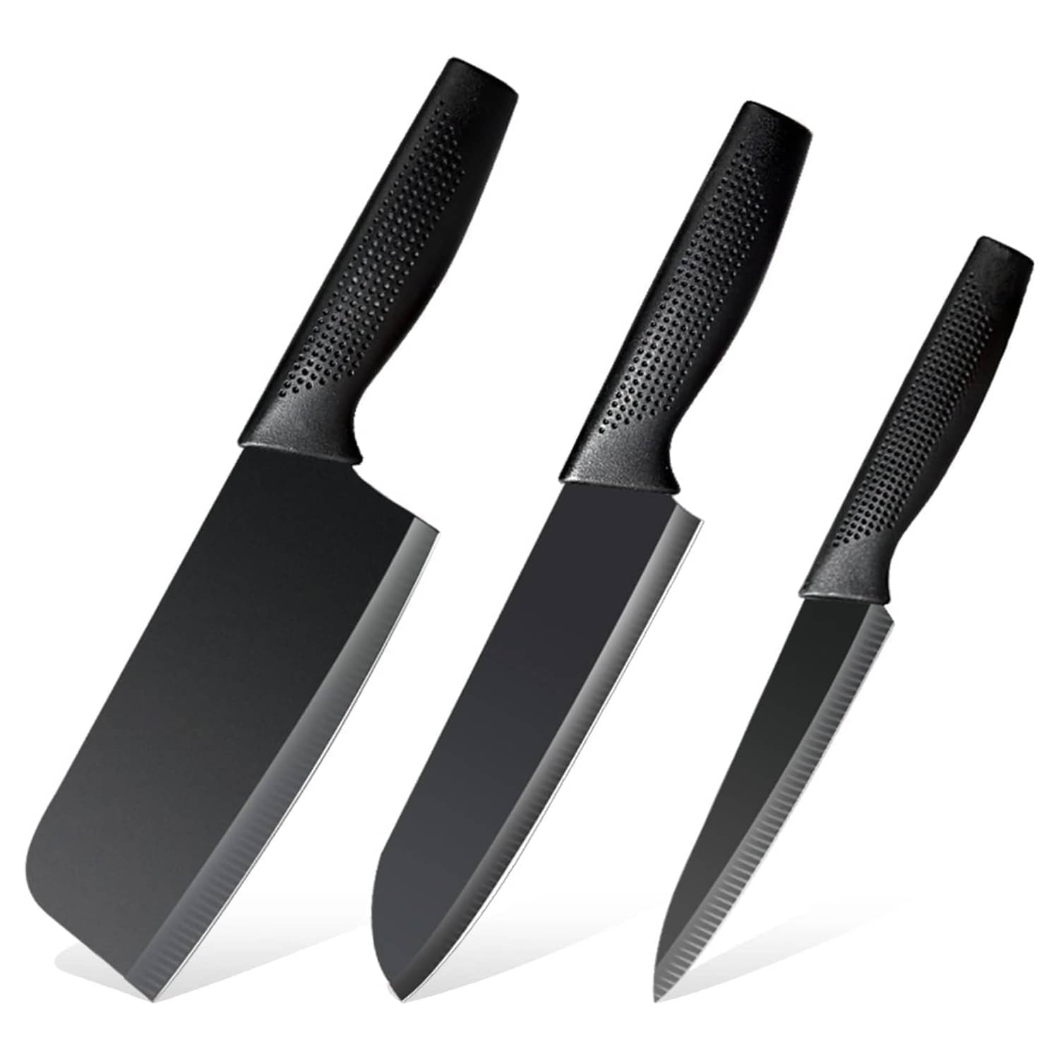 Stainless Steel 3 Pieces Professional Kitchen Knife Set, Meat Knife, Chef's Knife with Non-Slip Handle Sharp Manual Sharpening for Home Kitchen and Restaurant Stainless Steel 3 Pieces Professional Kitchen Knife Set, Meat Knife, Chef's Knife with Non-Slip Handle Sharp Manual Sharpening for Home Kitchen and Restaurant