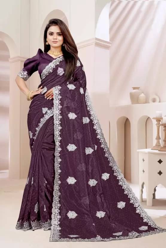Suali Net Embellished Sambalpuri Saree With Unstitched Blouse Piece ( Wine ) Suali Net Embellished Sambalpuri Saree With Unstitched Blouse Piece ( Wine )
