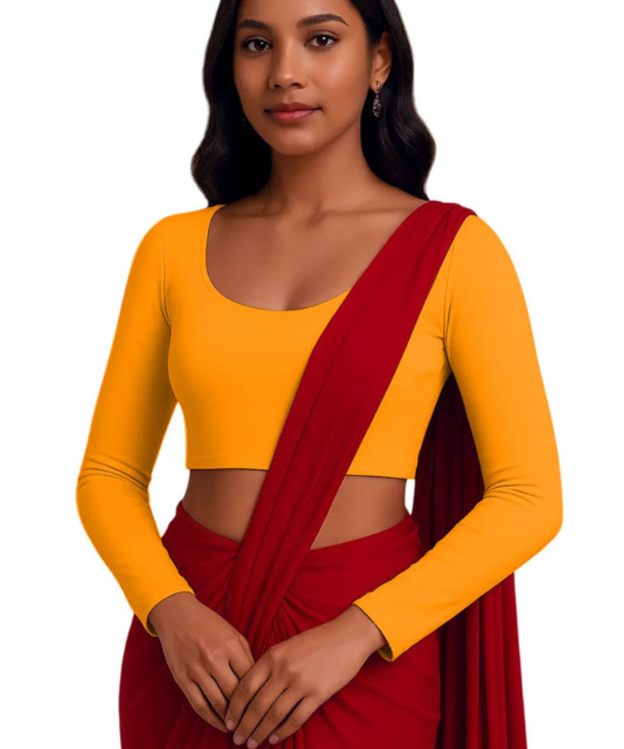     			THE BLAZZE Women's Cotton Crop Top ( Yellow )