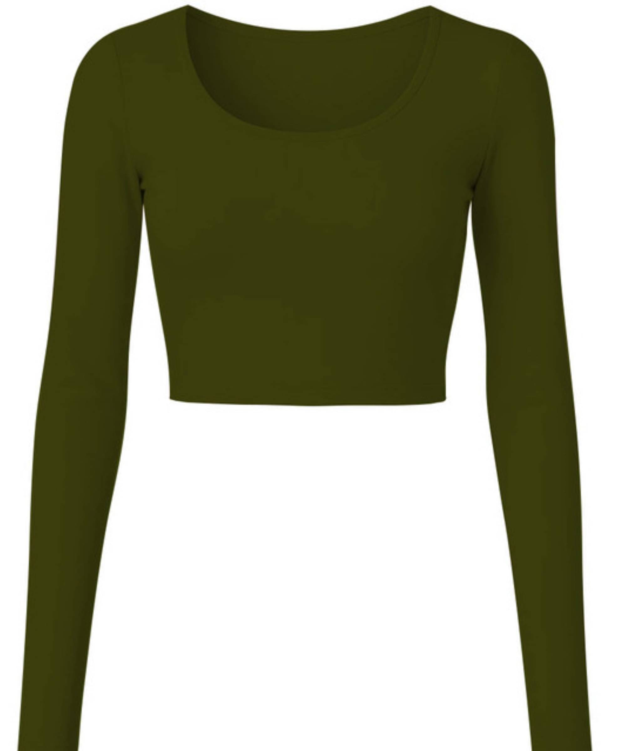 THE BLAZZE Women's Cotton Crop Top ( Green ) THE BLAZZE Women's Cotton Crop Top ( Green )