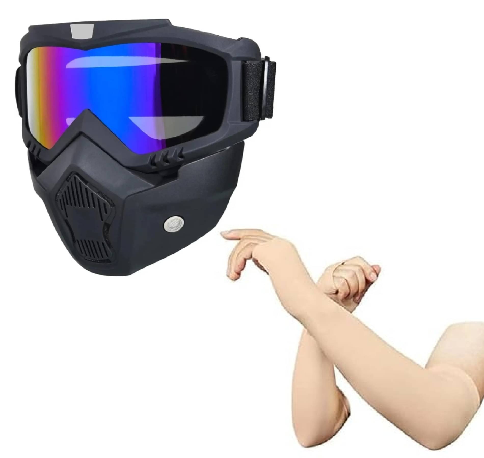 "UV Protection Arm Sleeves and Face Mask Set – Breathable, Lightweight, Sweat-Wicking Gear for Sports, Cycling, Outdoor Work, and Everyday Sun & Dust Protection" "UV Protection Arm Sleeves and Face Mask Set – Breathable, Lightweight, Sweat-Wicking Gear for Sports, Cycling, Outdoor Work, and Everyday Sun & Dust Protection"
