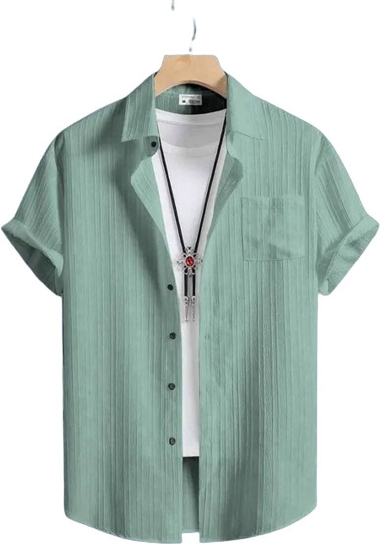     			VIKITA ENTERPRISE Pack of 1 Boys Cotton Blend Half Sleeves Shirt ( Green )