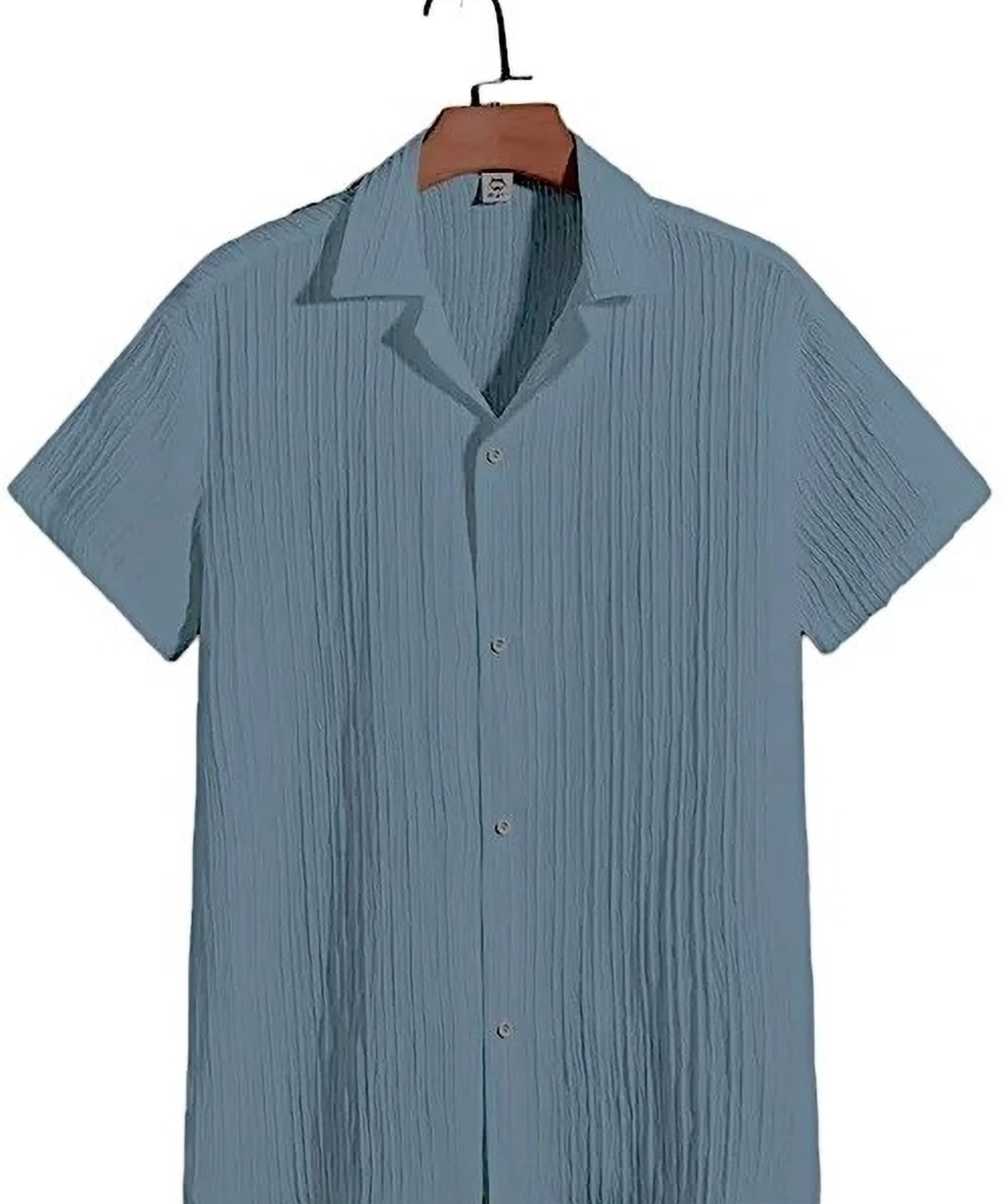     			VIKITA ENTERPRISE Pack of 1 Boys Cotton Blend Half Sleeves Shirt ( Grey )