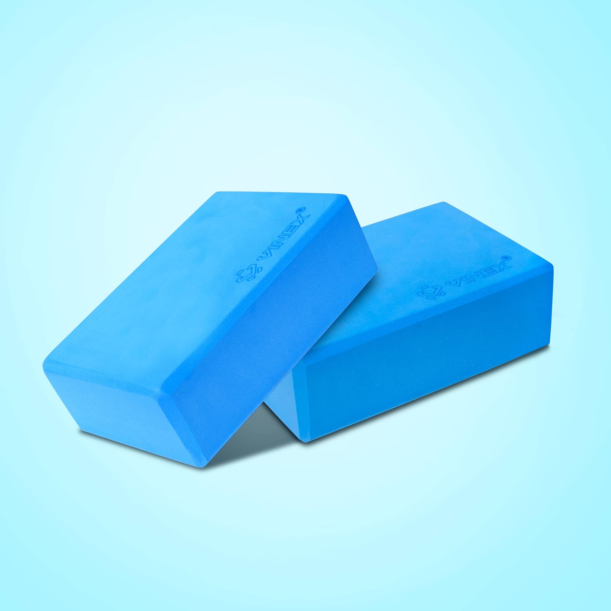     			Vinex Blue TPE Yoga Block ( Pack of 1 )