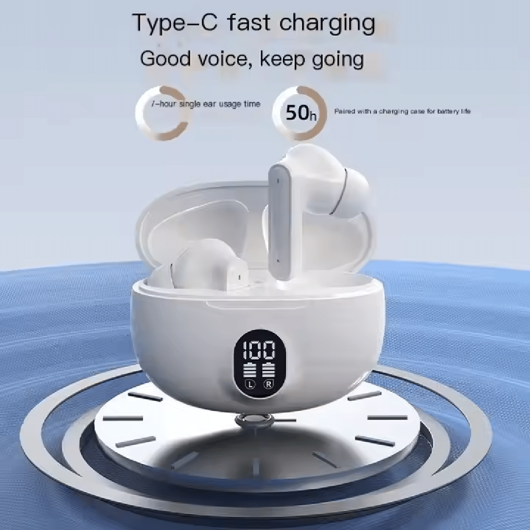    			Wireless Earbuds with Fast Pairing, Hi-Fi Sound & Water-Resistant Design