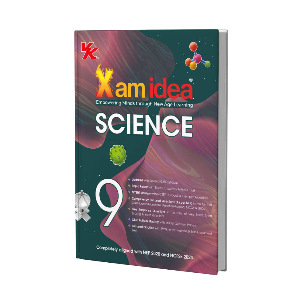 Xam idea Class 9 Science (2025–26) | Latest CBSE Syllabus| NEP 2020 & NCFSE 2023 Aligned | With Competency-Focused & Free Response Qs | Self-Assessment Tests Xam idea Class 9 Science (2025–26) | Latest CBSE Syllabus| NEP 2020 & NCFSE 2023 Aligned | With Competency-Focused & Free Response Qs | Self-Assessment Tests