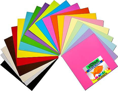 viDixn (VDX-3) DIY Square Origami Paper Double Sides Solid Color Folding Paper Multicolor Kids Handmade Scrapbooking Craft Accessories Unruled (15 x 15) Origami Paper (Mixed Color_ 100-Pcs_Pack of 1) viDixn (VDX-3) DIY Square Origami Paper Double Sides Solid Color Folding Paper Multicolor Kids Handmade Scrapbooking Craft Accessories Unruled (15 x 15) Origami Paper (Mixed Color_ 100-Pcs_Pack of 1)
