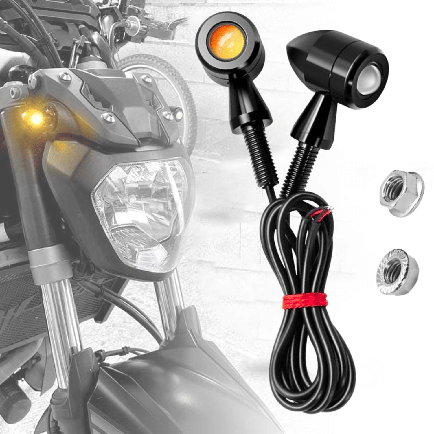     			AKSMIT Front Bike Indicator For Two Wheelers
