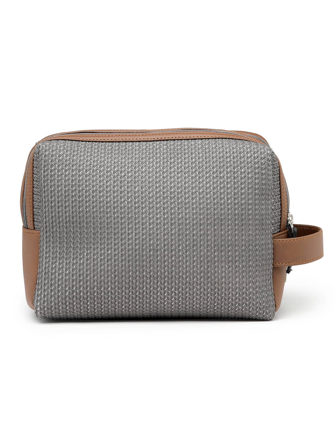     			ASIAN Handbags Accessories Rexin Set of 1 ( Grey )