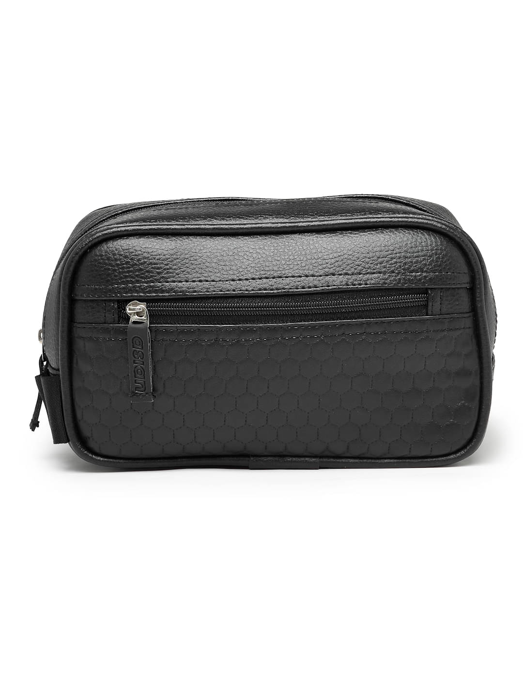     			ASIAN Handbags Accessories Rexin Set of 1 ( Black )