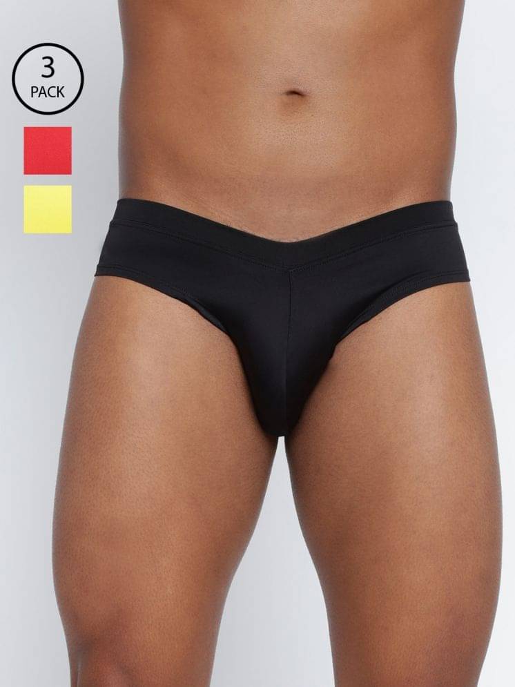     			BASIICS By La Intimo Pack of 3 Polyester Briefs For Men's ( Multicolor8 )