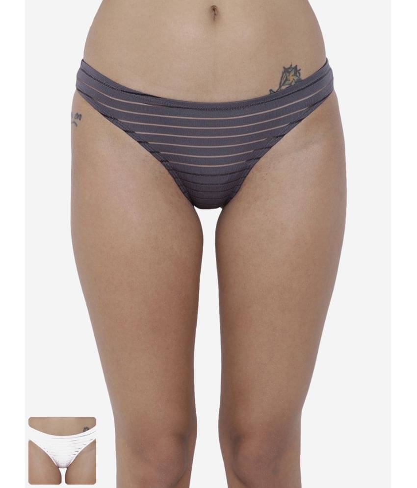     			BASIICS By La Intimo Pack of 2 Polyester Briefs For Women ( Multicolor6 )