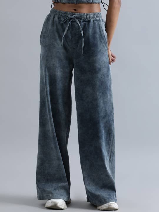 Bene Kleed Women Wide Leg Waist Jeans - Jeans | Buy online on ZillyBuy