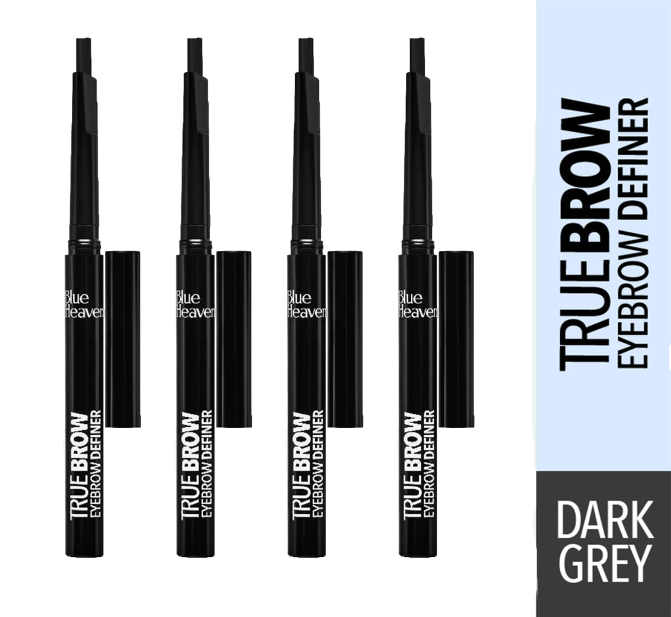     			Blue Heaven True Brow Eyebrow Definer 0.3G Darkgrey (Pack of 4)