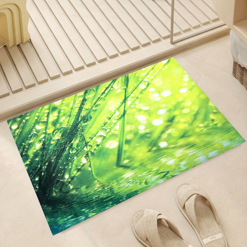     			ELANZA Assorted Polyester Rectangular Floor Mat ( Pack of 1 )