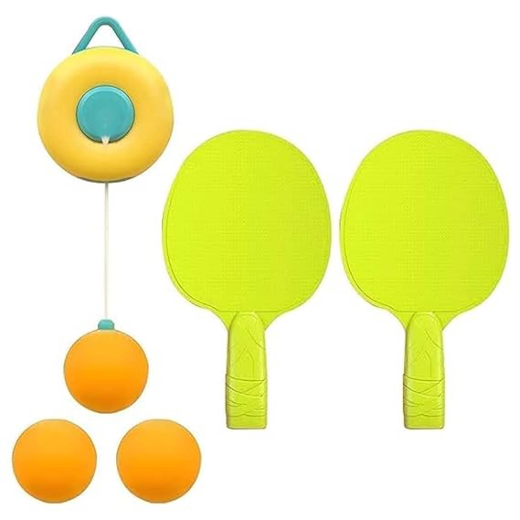 Esnapy  Table Tennis Trainer Set Portable Ping Pong Hanging Ball and Racket Table Tennis Trainer Adjustable for Living Room Door Sports Practice     			Esnapy  Table Tennis Trainer Set Portable Ping Pong Hanging Ball and Racket Table Tennis Trainer Adjustable for Living Room Door Sports Practice