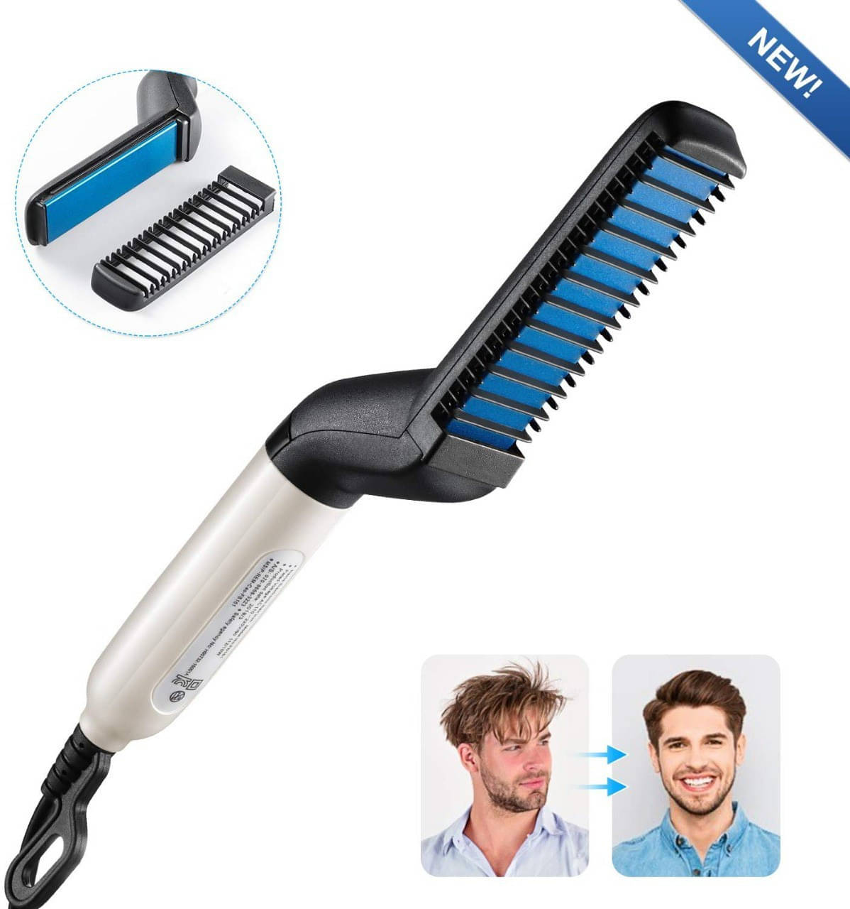     			FITAZA Hair Styler for Men Multicolor Hair Straightener