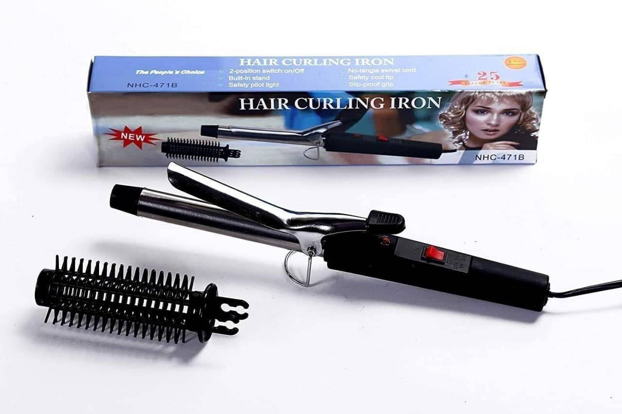     			FULKIZA Iron Rod Brush Black Below 1500W Hair Dryer