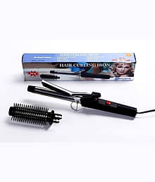 FULKIZA Iron Rod Brush Black Below 1500W Hair Dryer