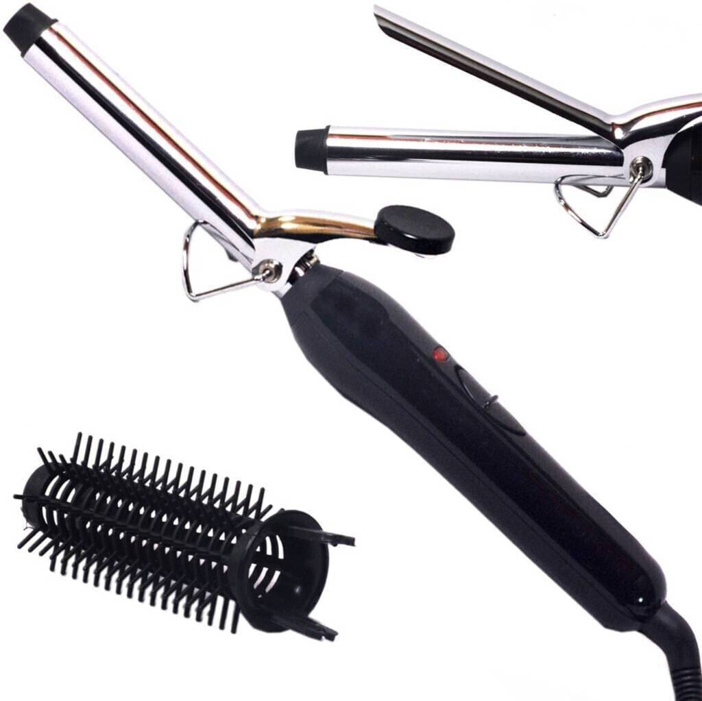     			FULKIZA women iron rod brush Black Below 1500W Hair Dryer