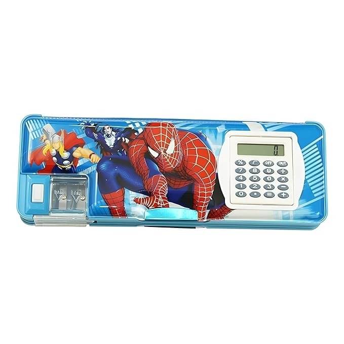 Freedy lamp or calcuter Art Plastic Pencil Box (Set of 1, Blue) Freedy lamp or calcuter Art Plastic Pencil Box (Set of 1, Blue)