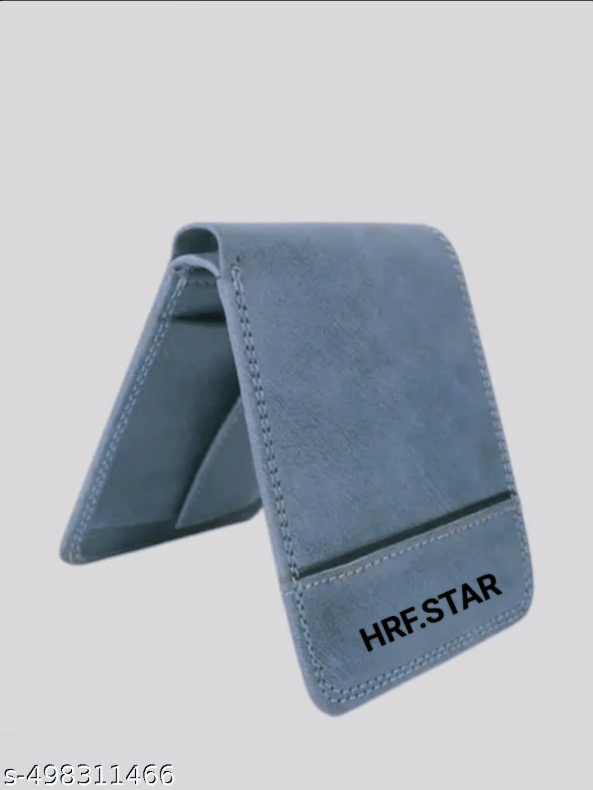     			HRFSTAR Leather,Faux Leather Solid Men's Coin Pouch With 5 Slots For Card ( Blue , Pack of 1 )