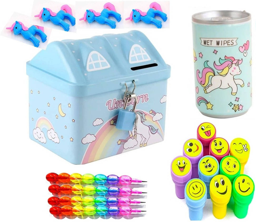 MINDFIT Combo of Unicorn Theme Educational Birthday Parties Return Gift Pack For Kids MINDFIT Combo of Unicorn Theme Educational Birthday Parties Return Gift Pack For Kids