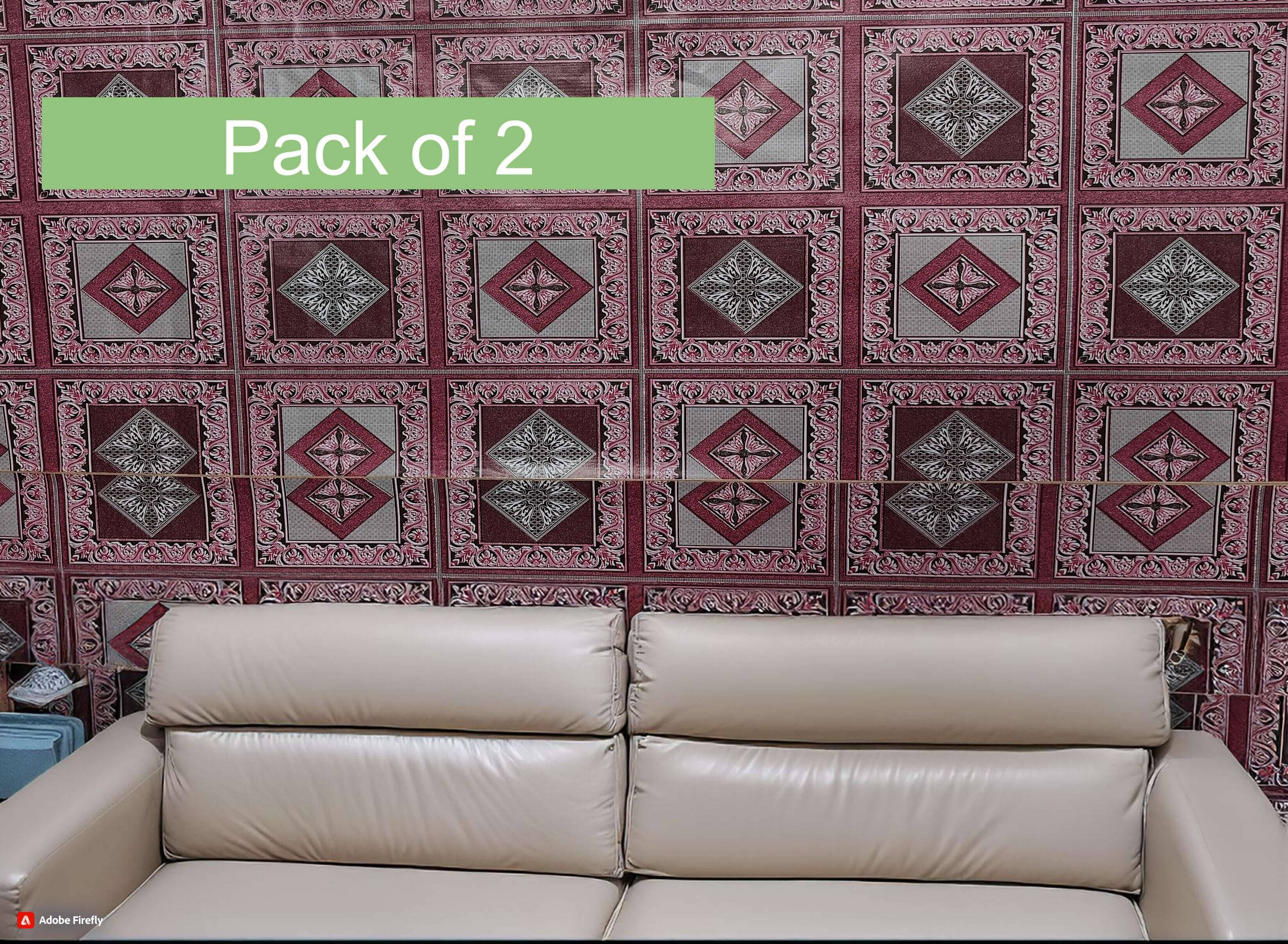     			Mopak Decor 1 Meter Shelf adhesive Wallpaper For Wall /Almira,Fridge, Tabletop, kitchen Size - 40 x 100 cm Meter (Pack of 2)