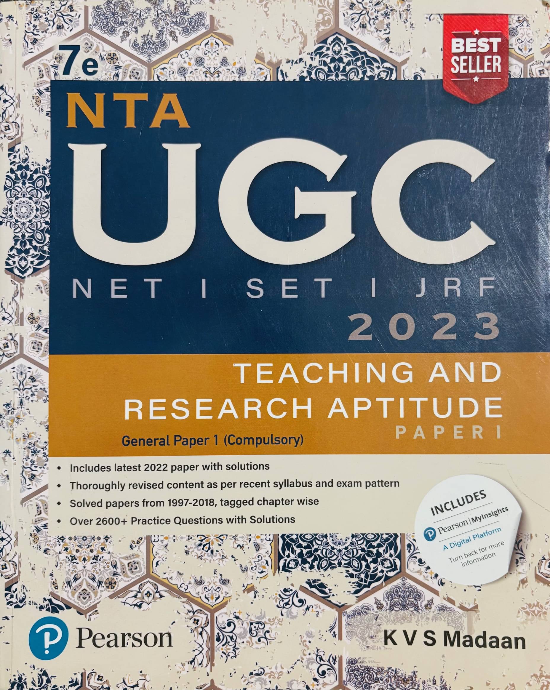 NTA UGC NET /SET/JRF Paper 1, Teaching and Research Aptitude – Includes latest 2022 paper and 2600+ Practice Questions with Solutions NTA UGC NET /SET/JRF Paper 1, Teaching and Research Aptitude – Includes latest 2022 paper and 2600+ Practice Questions with Solutions