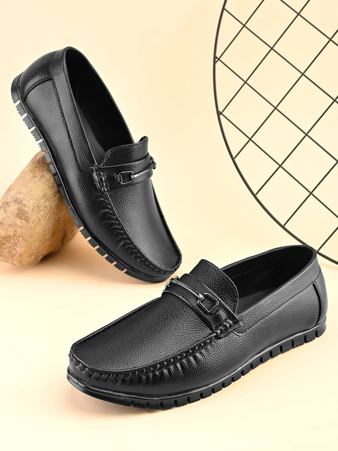     			Prolific PG-FM406-Re Black Men's Slip-on Shoes