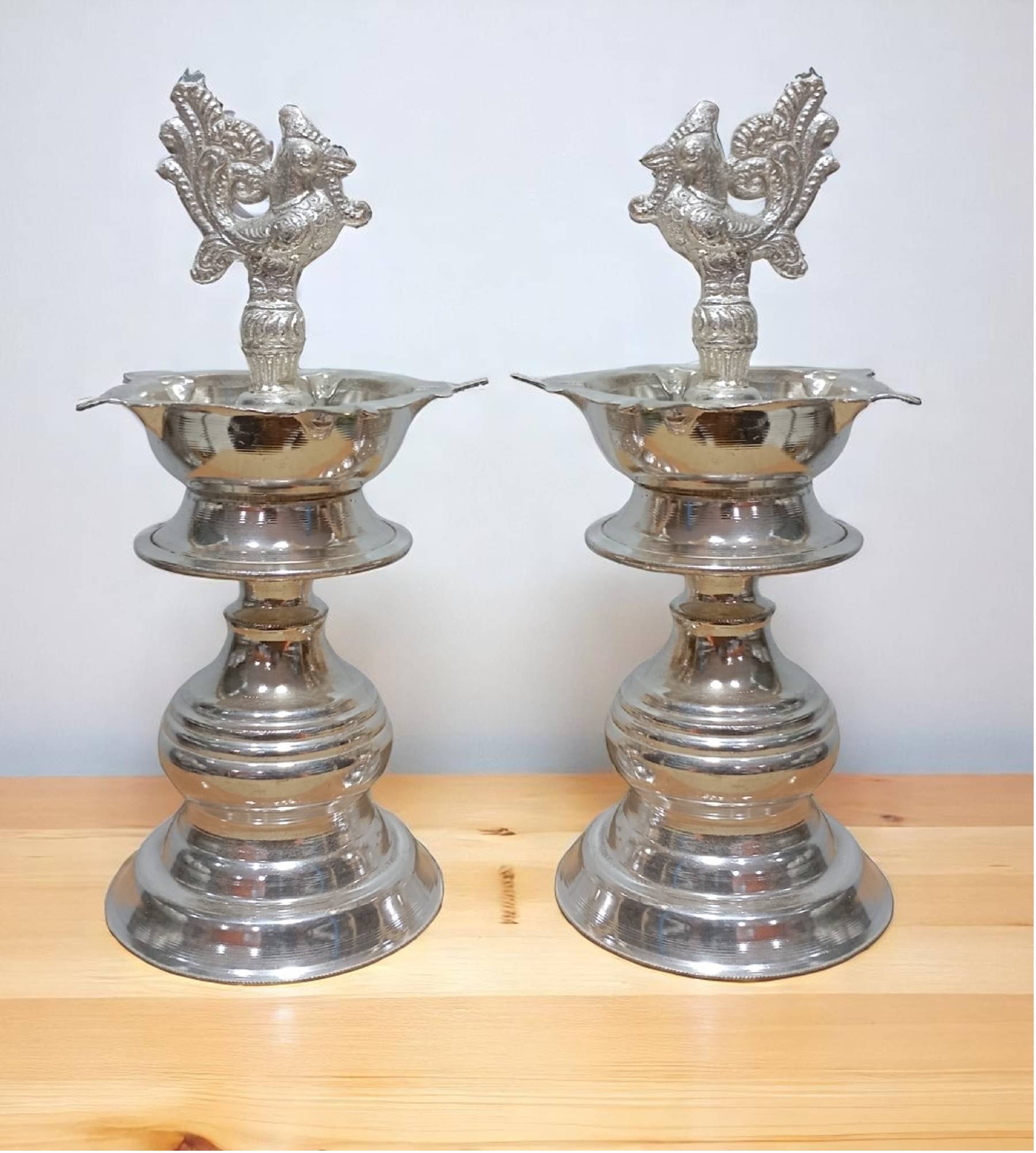     			Sigaram Brass Table Diya - Pack of 2