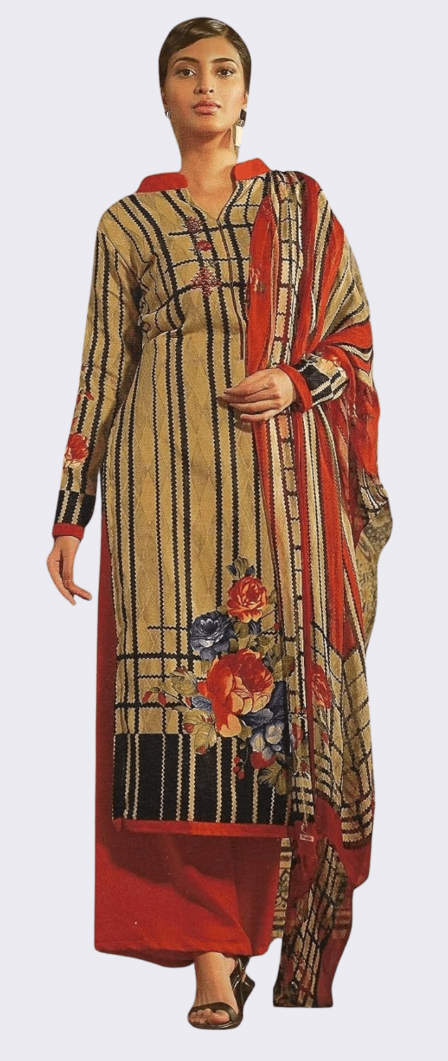     			Soul Essence Women Woollen Unstitched Dress Material ( Beige )