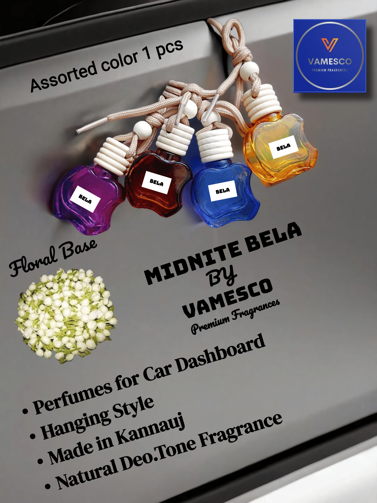 Vamesco Premium Fragrances Car Perfume for Hanging Usage Floral Vamesco Premium Fragrances Car Perfume for Hanging Usage Floral