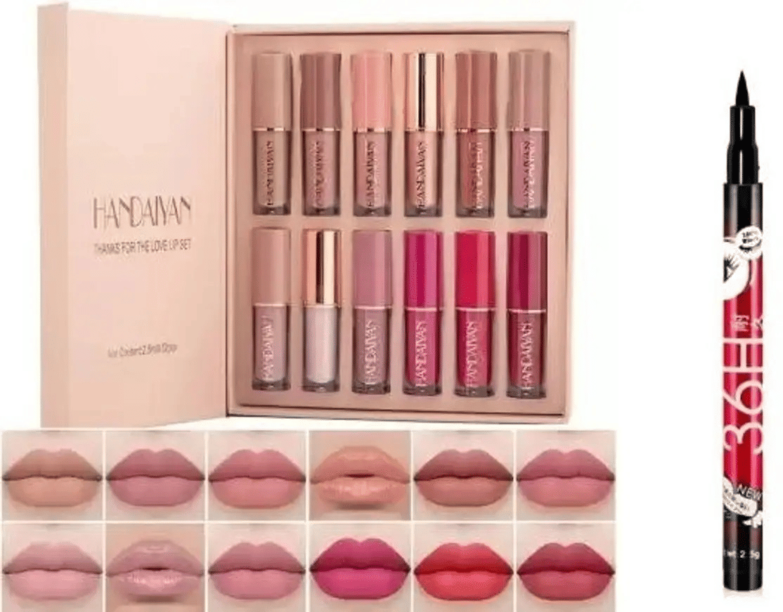     			Venus Traders Multi Matte Long Lasting Liquid Lipstick ( Pack of 2 )