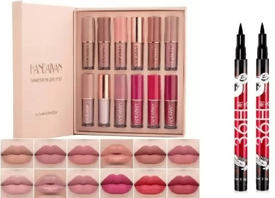 Venus Traders Multi Matte Long Lasting Liquid Lipstick ( Pack of 3 ) Venus Traders Multi Matte Long Lasting Liquid Lipstick ( Pack of 3 )