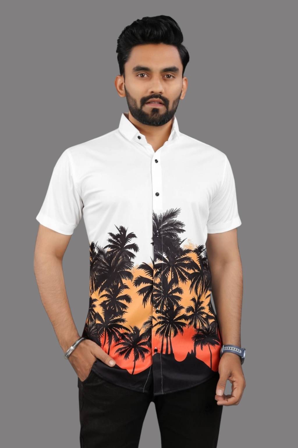 Zonanza Polyester Regular Fit Printed Half Sleeves Men's Casual Shirt - Multi ( Pack of 1 )     			Zonanza Polyester Regular Fit Printed Half Sleeves Men's Casual Shirt - Multi ( Pack of 1 )