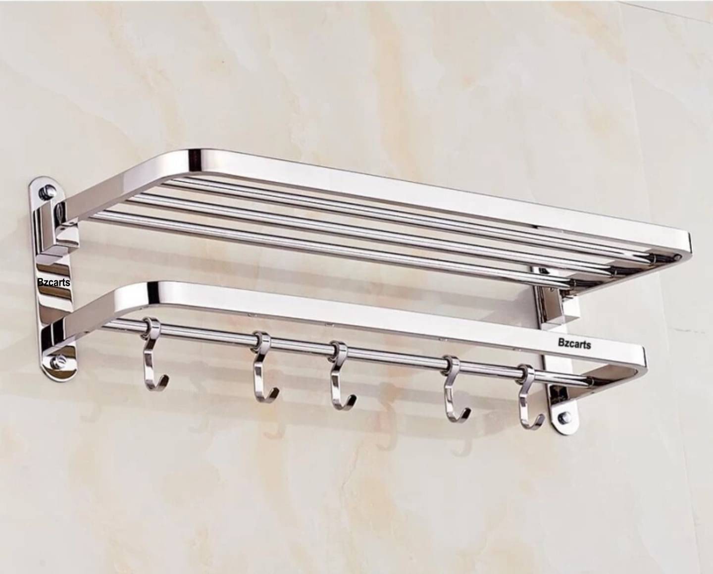     			1 X Dual Towel Rack with Fitting Materials.