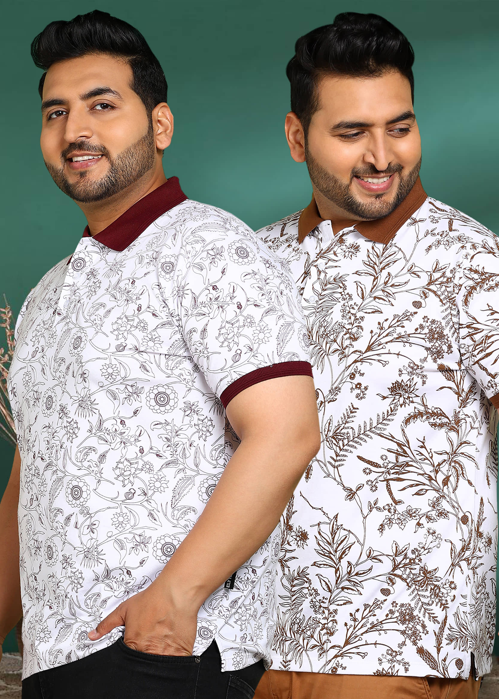 ADWYN PETER Men 100% Cotton Regular Fit Printed T-Shirt ( Multicolor14 )