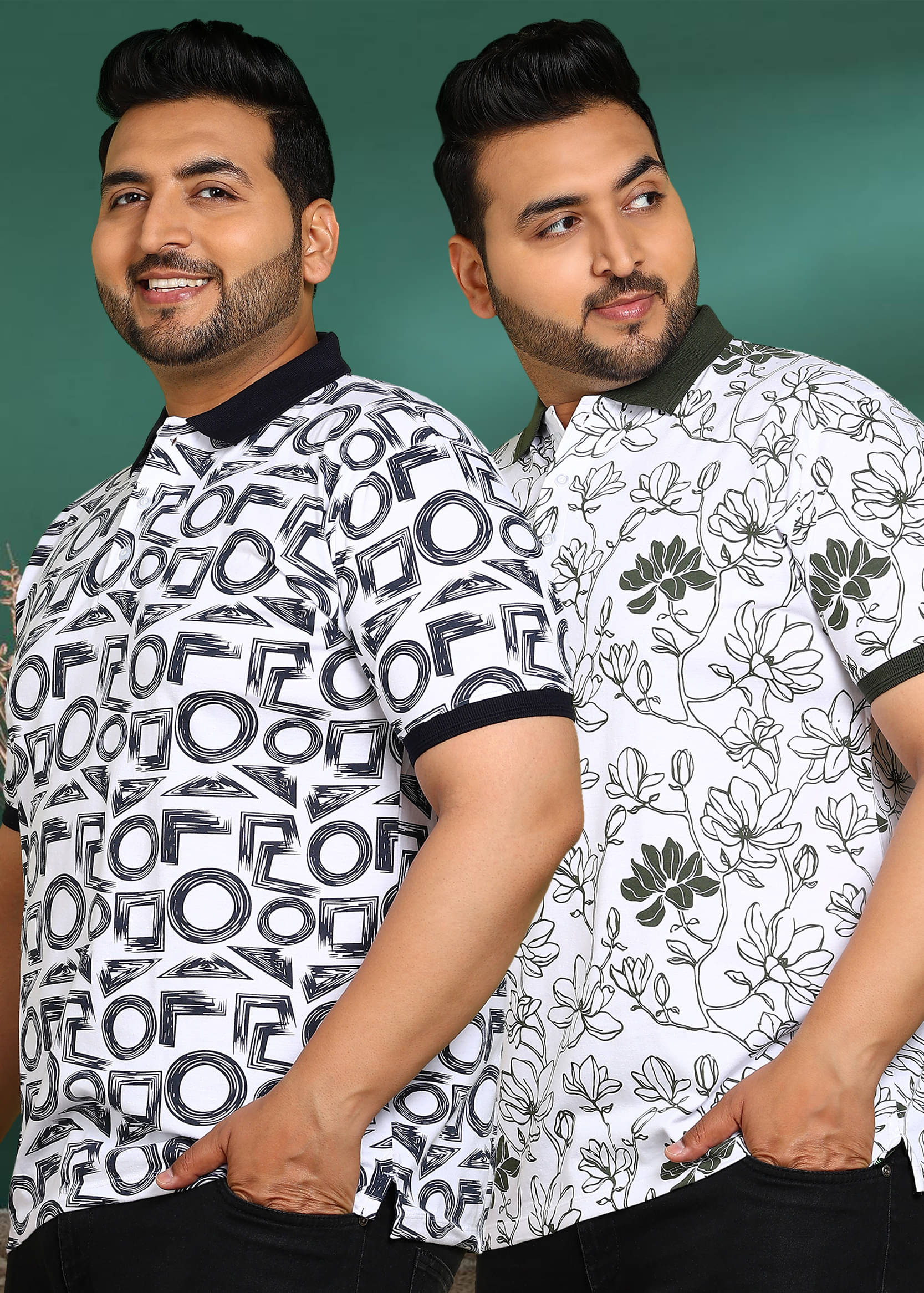     			ADWYN PETER Men 100% Cotton Regular Fit Printed T-Shirt ( Multicolor11 )