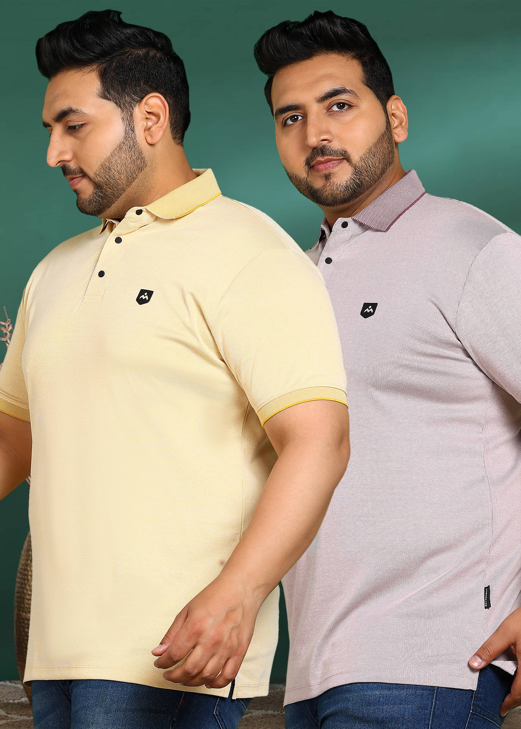     			ADWYN PETER Men 100% Cotton Regular Fit Solid T-Shirt ( Multicolor1 )
