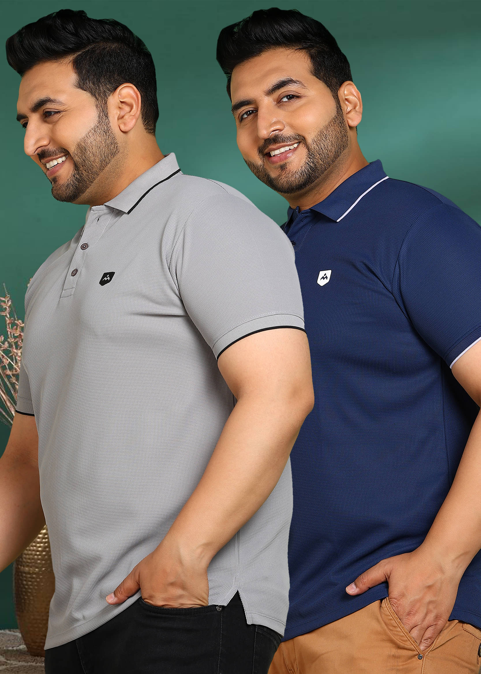     			ADWYN PETER Men 100% Cotton Regular Fit Solid T-Shirt ( Multicolor6 )