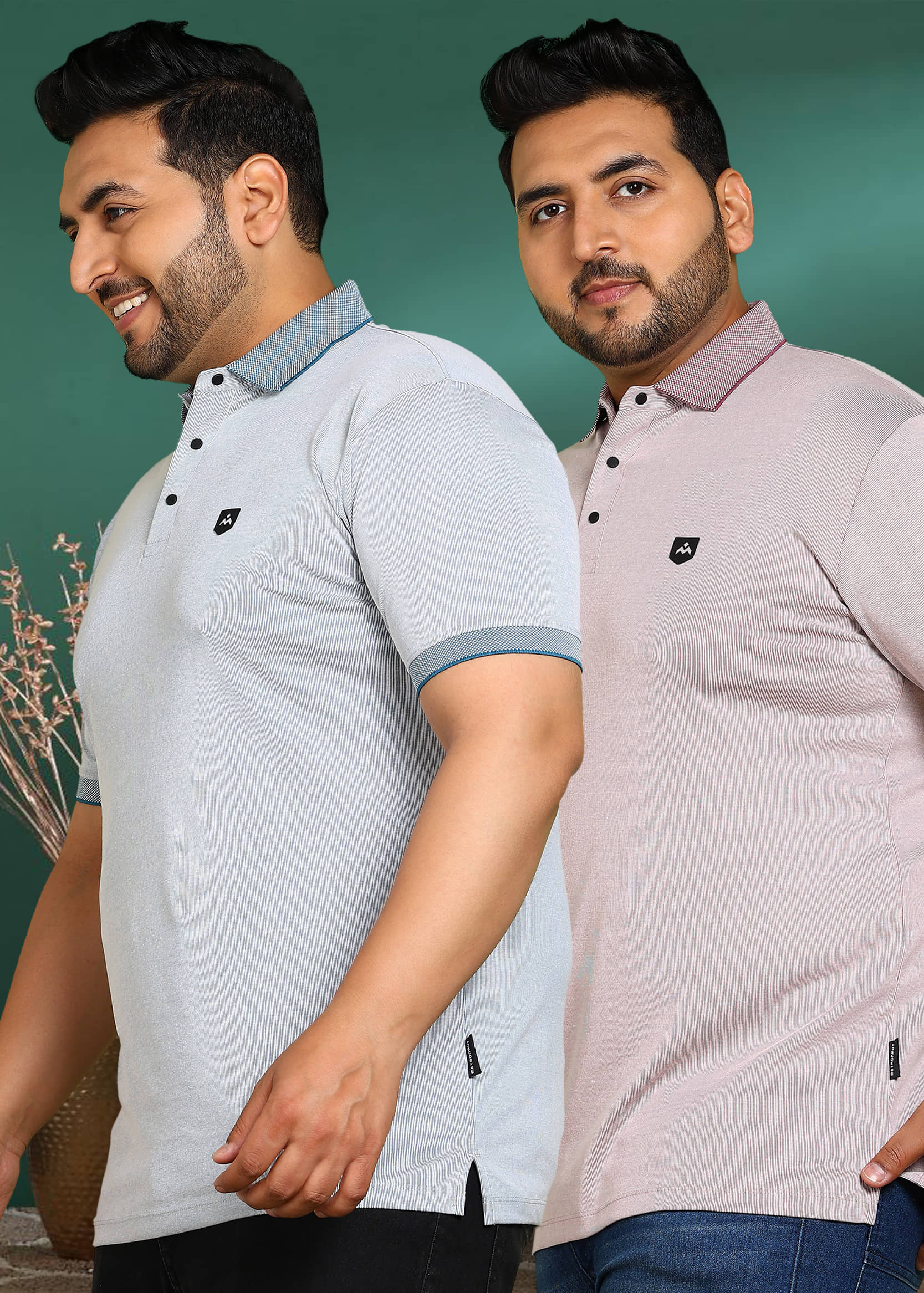 ADWYN PETER Men 100% Cotton Regular Fit Solid T-Shirt ( Multicolor5 )