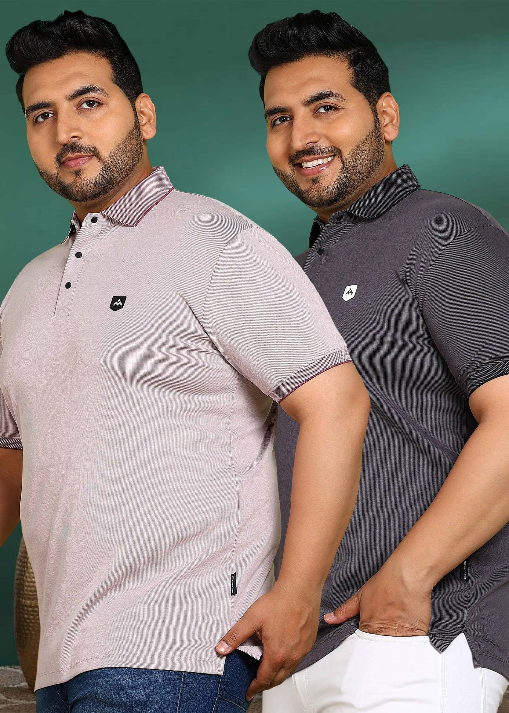     			ADWYN PETER Men 100% Cotton Regular Fit Solid T-Shirt ( Multicolor2 )