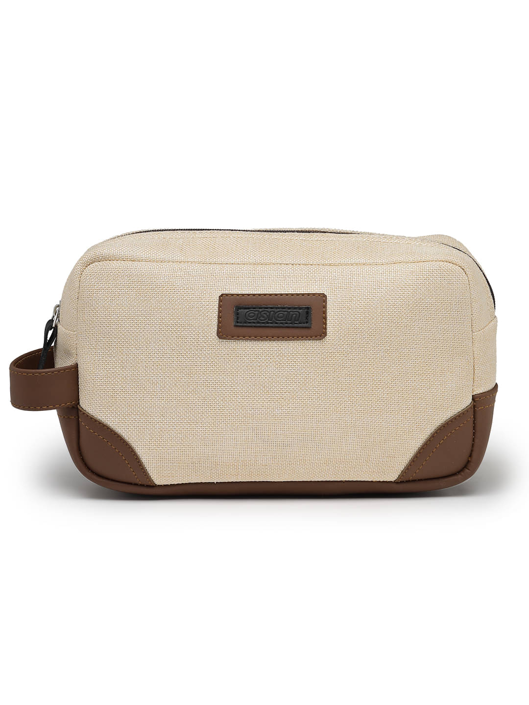     			ASIAN Handbags Accessories Rexin Set of 1 ( Cream )