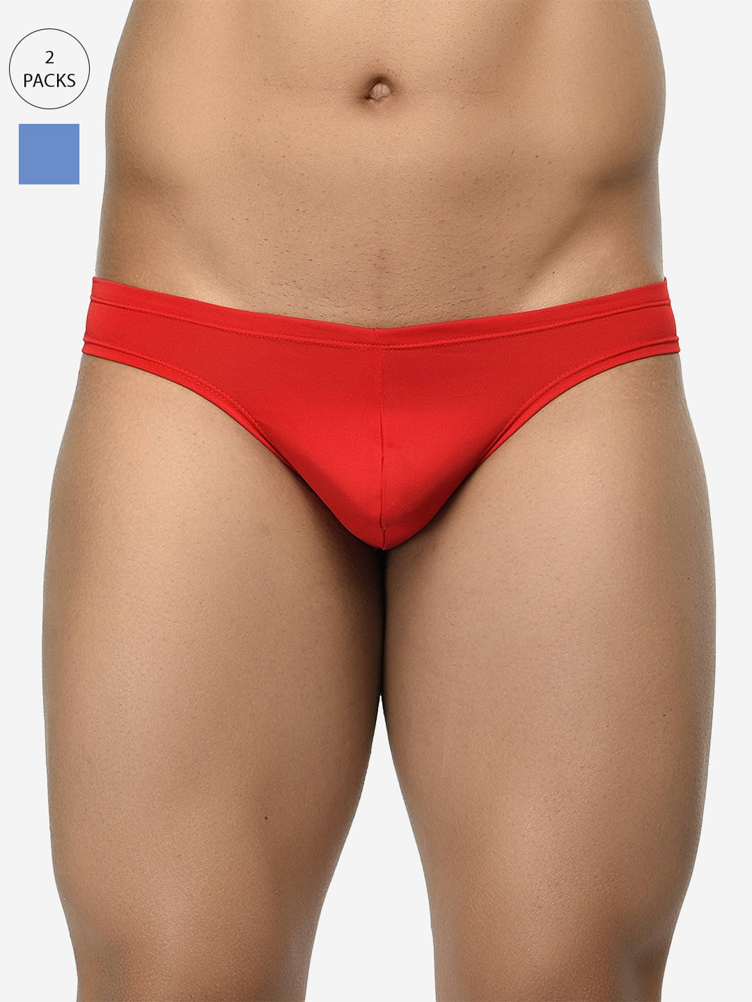     			BASIICS By La Intimo Pack of 2 Polyester Thongs For Men's ( Multicolor1 )