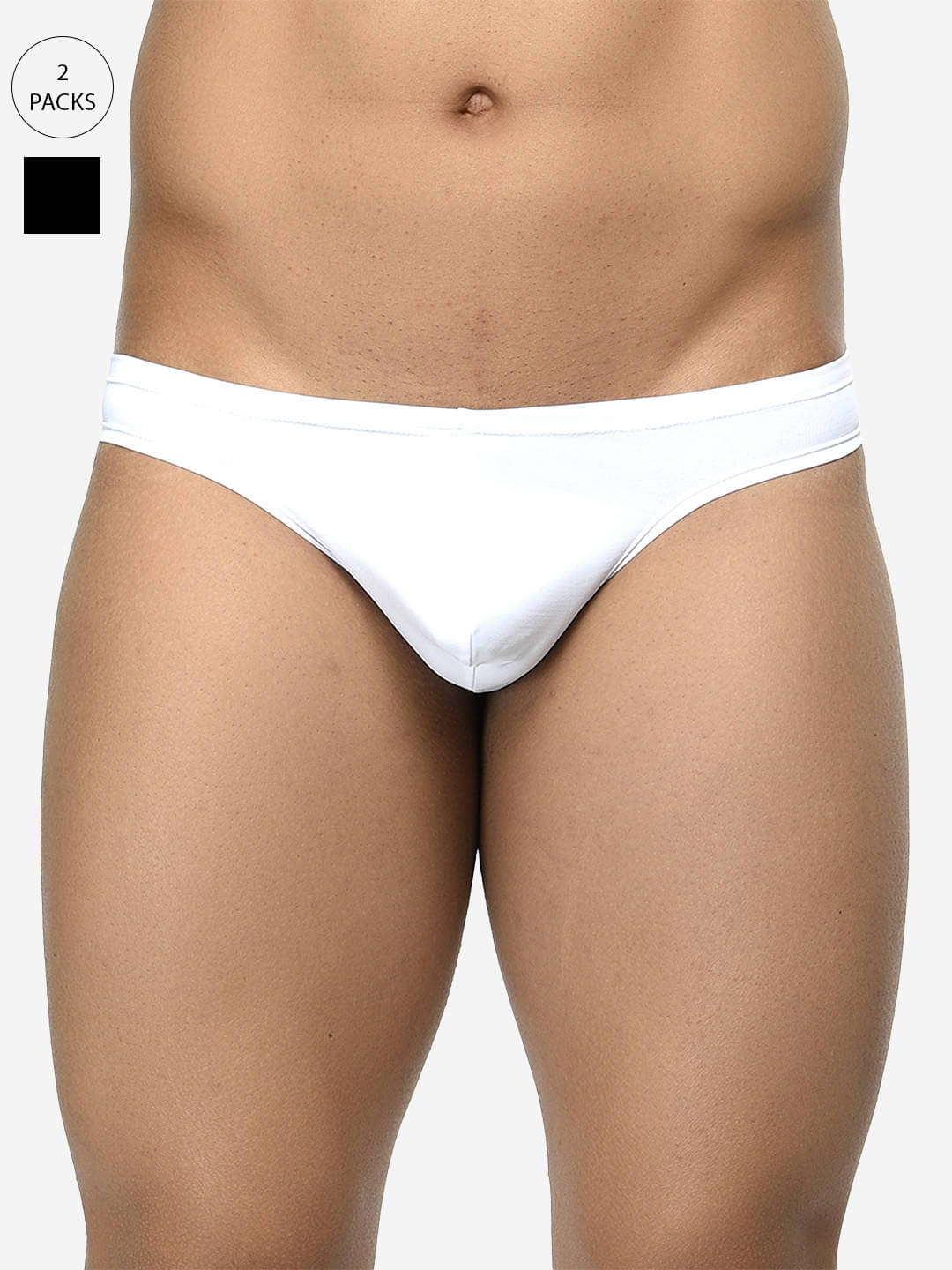     			BASIICS By La Intimo Pack of 2 Polyester Thongs For Men's ( Multicolor2 )