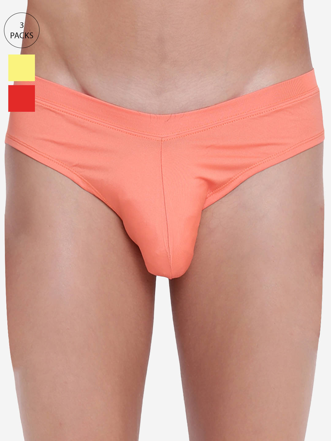     			BASIICS By La Intimo Pack of 3 Polyester Briefs For Men's ( Multicolor4 )