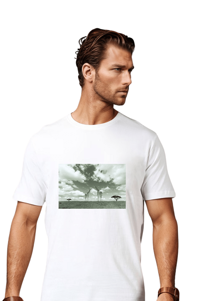     			BLUEFICUS Men Polyester Regular Fit Printed T-Shirt ( White )