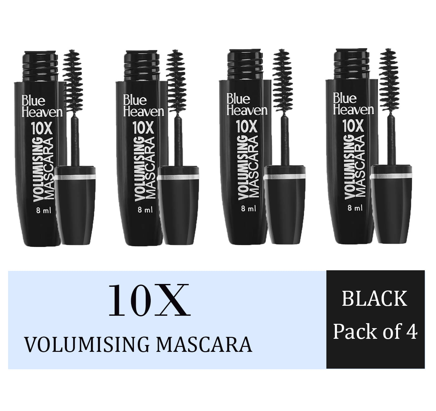 Blue Heaven Lash Twist Curling Mascara 12 ml, Black (Pack of 2) Blue Heaven Lash Twist Curling Mascara 12 ml, Black (Pack of 2)